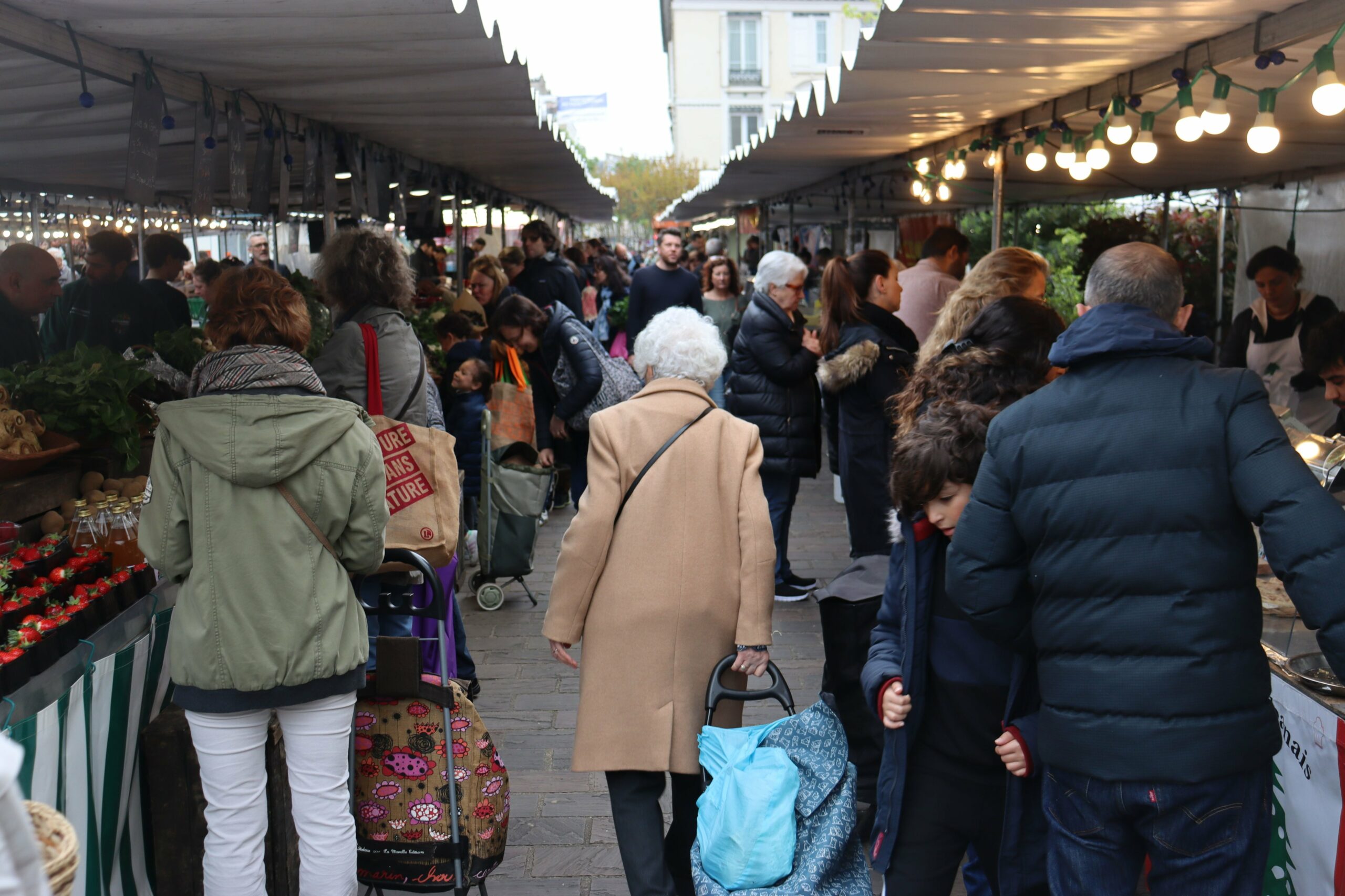Vue d'un marché de Rueil-Malmaison